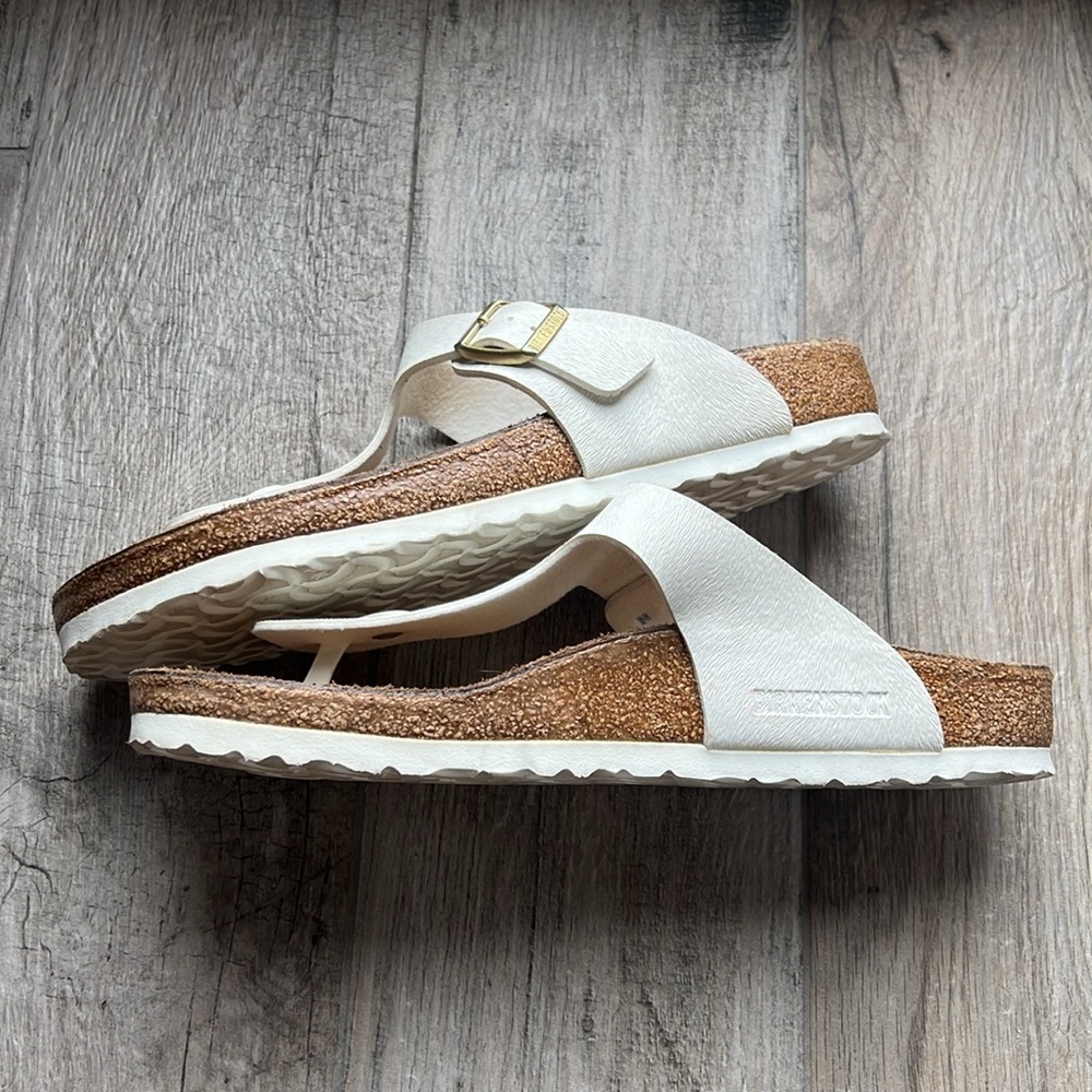 Birkenstock Gizeh Sandal Size 41 White - Picture 5 of 10